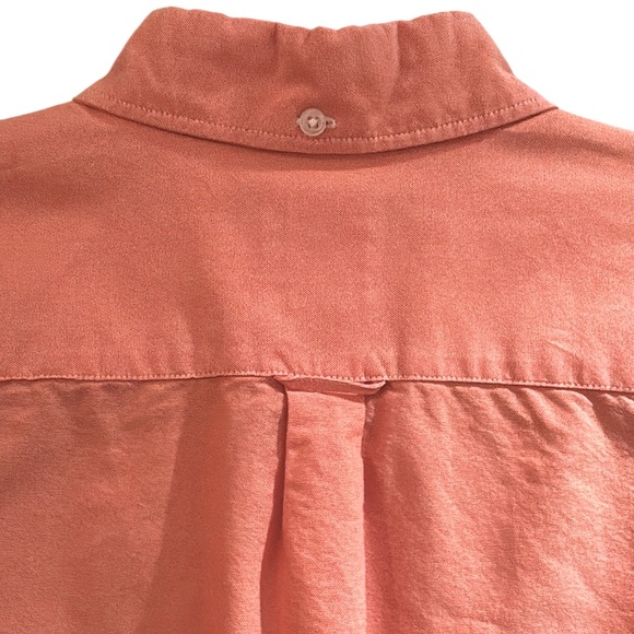 2 Men's CLASSIC OXFORD SHIRTS Hurley & GAP, Denim Blue and Coral. Both size L - Picture 11 of 15